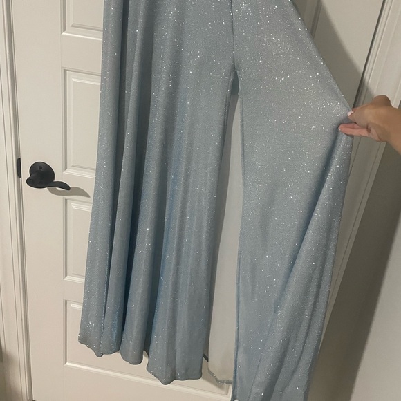 Light blue sparkle prom dress - Picture 4 of 9